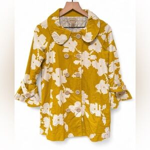 Elevenses Yellow and White Patterned Jacket